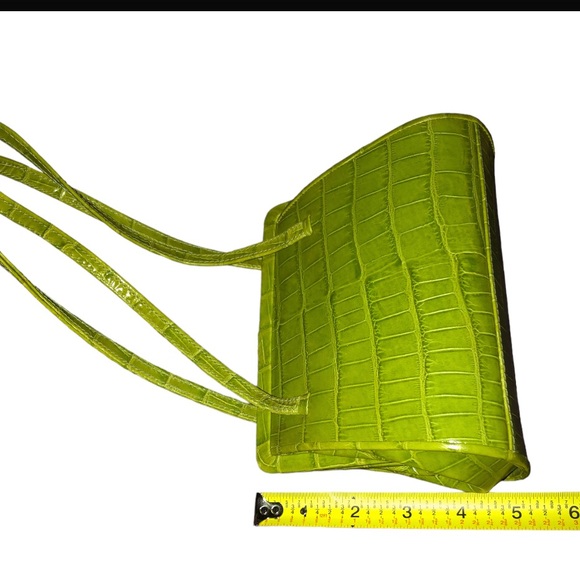 Stefano Serapian Green Croc mini top handle bag - Picture 15 of 15